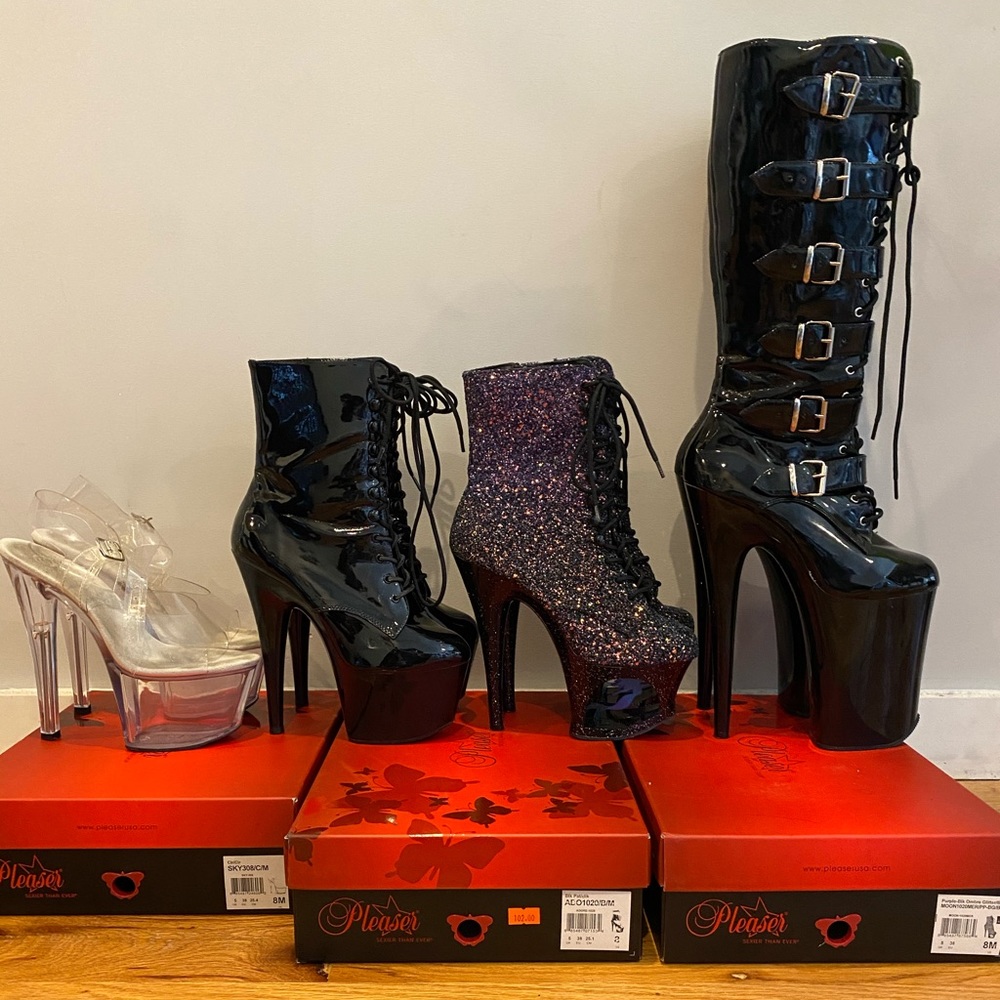 Pleaser heels! (4 pairs hardly worn!)